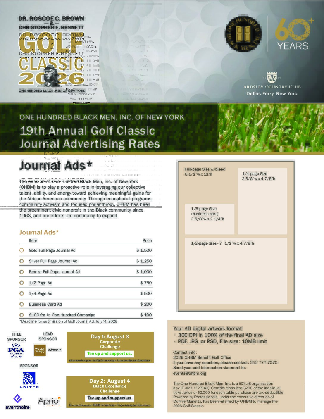 OHBM 2025 Golf Classic Cover